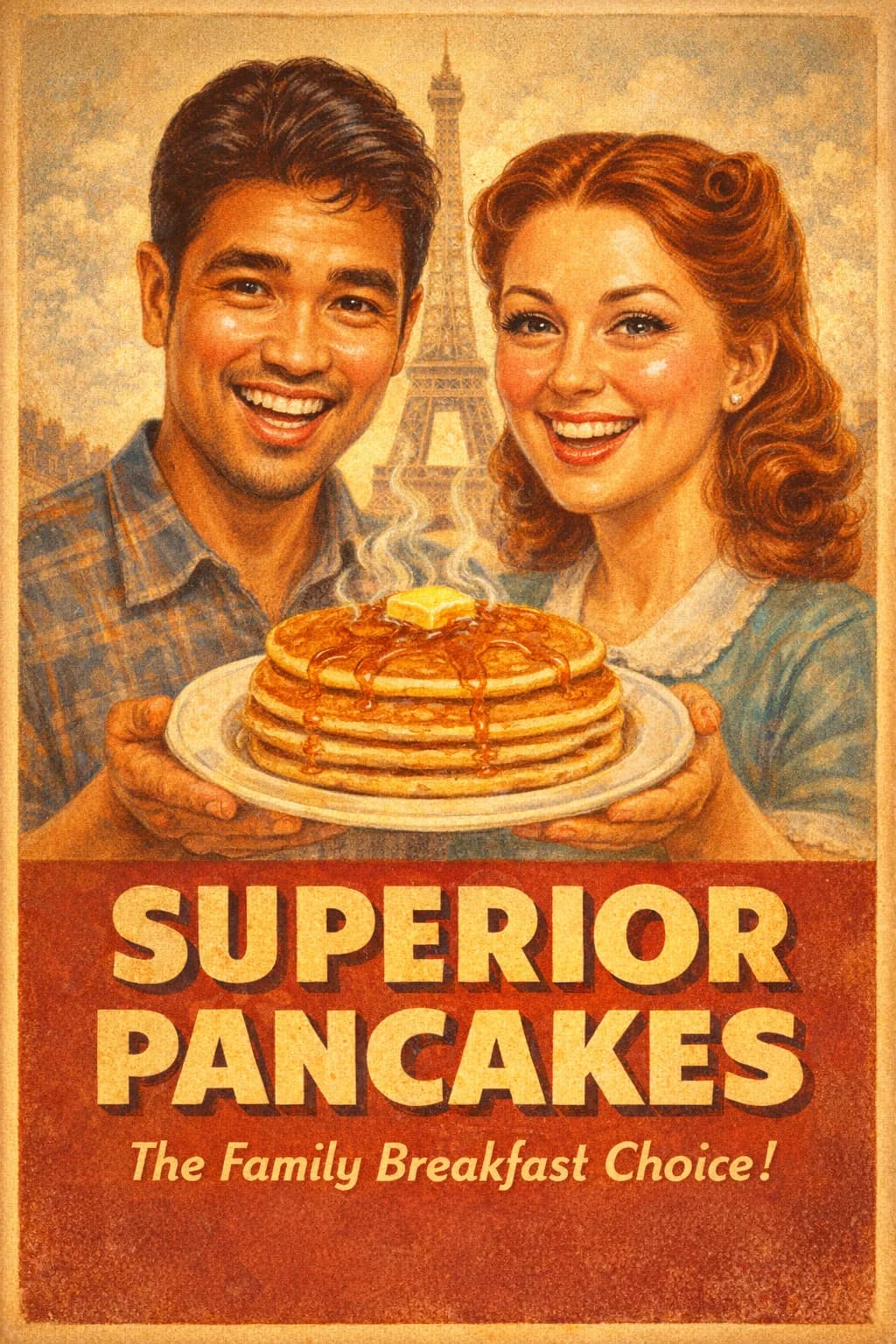 Œuvre personnalisée style Vintage